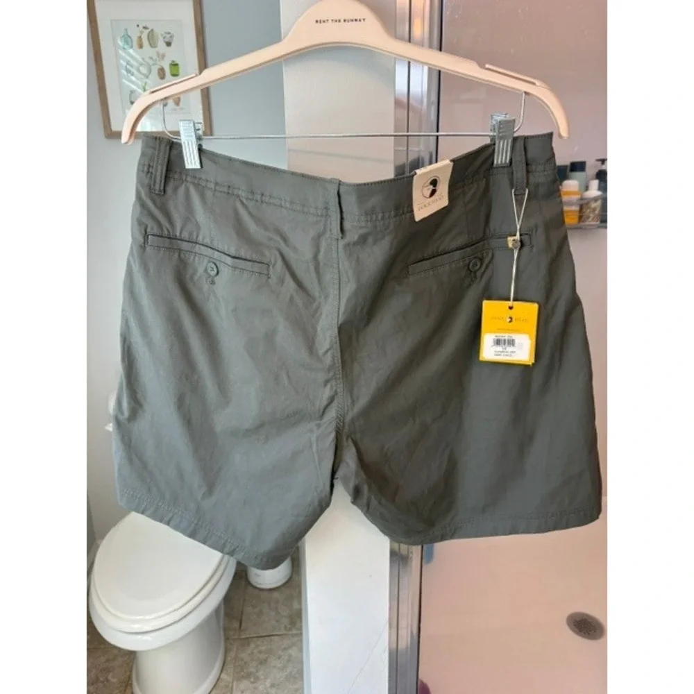 Duck Head Mens Harbor Performance Shorts Gunmetal Gray Size 38 NWT D61004 056